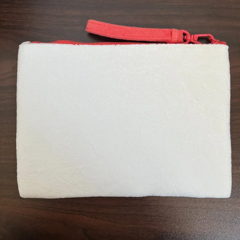 Dior Beauty Summer 2024 Towel Fabric Wristlet Novelty Pouch Coastal Resort Chic